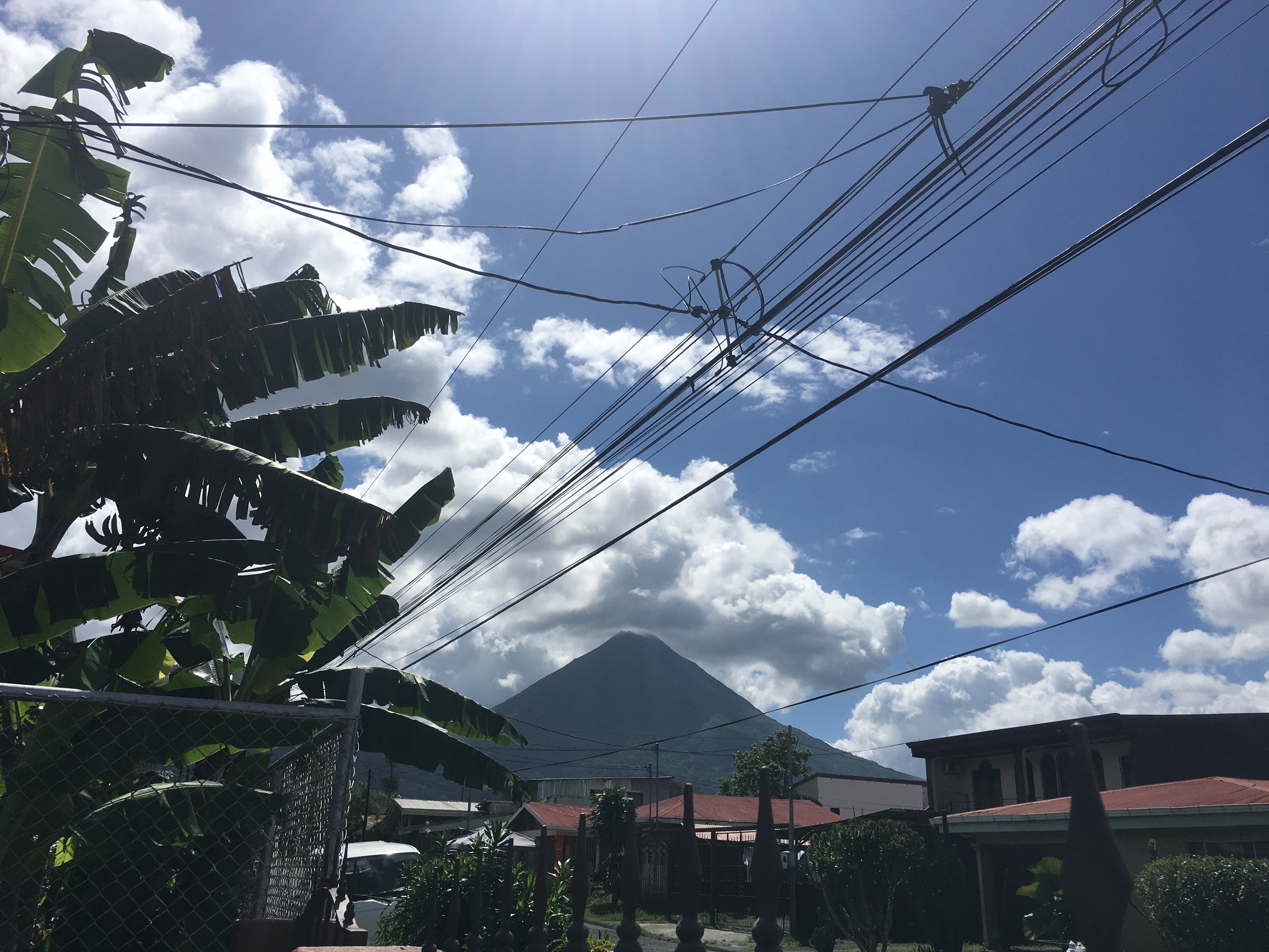 View from the house we rented in Arenal